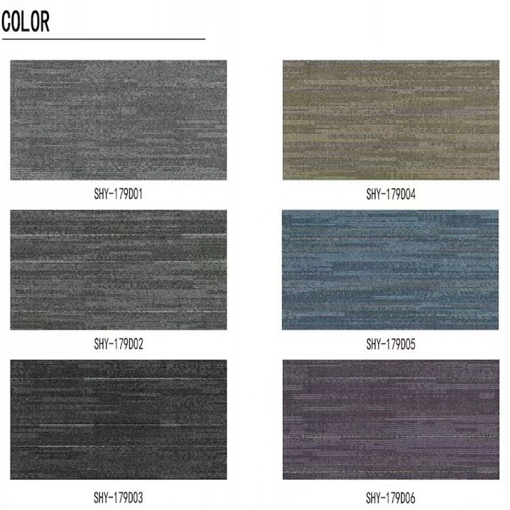 100% Nylon Carpet Tiles factory